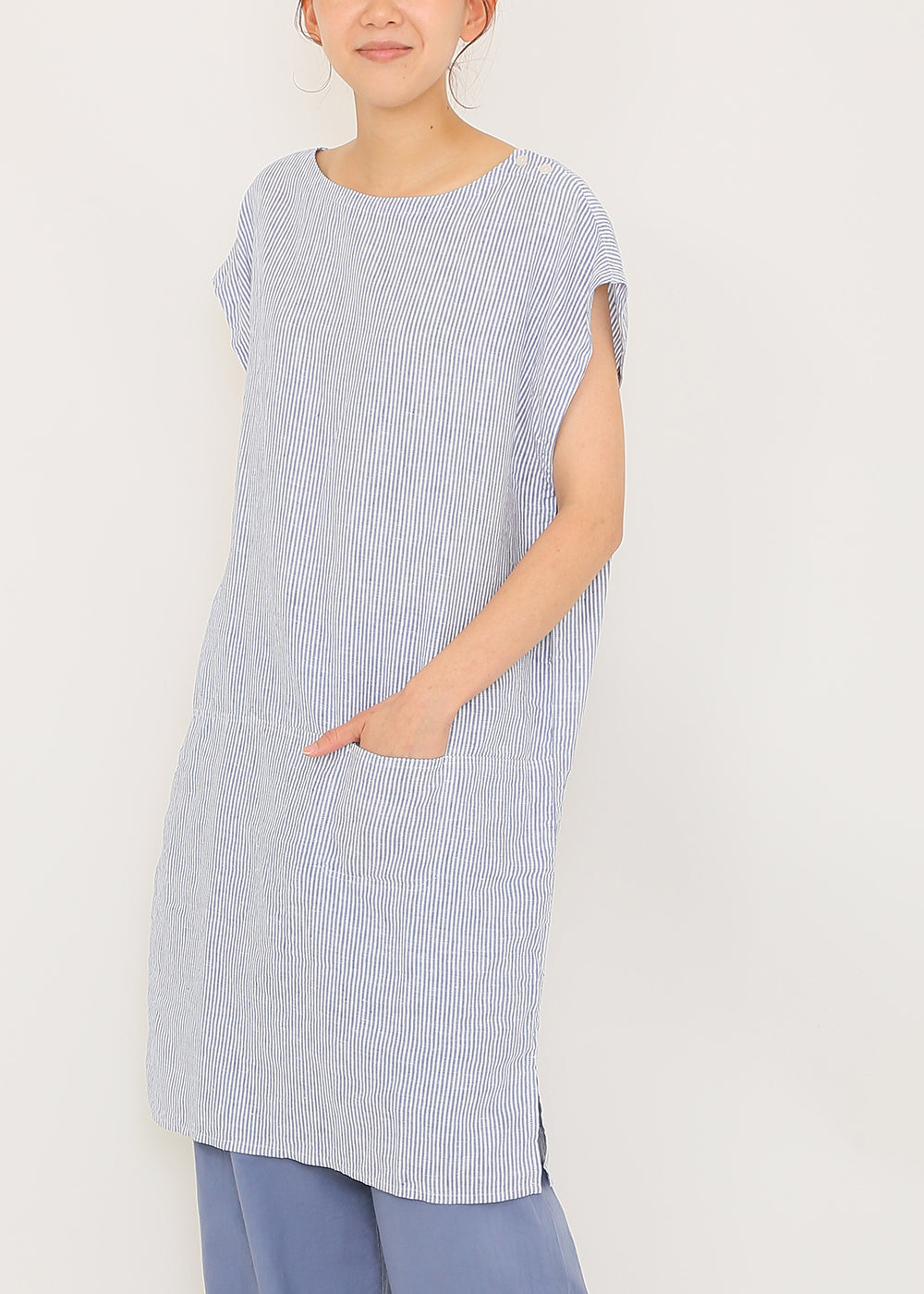 ネイビーストライプ model:170cm