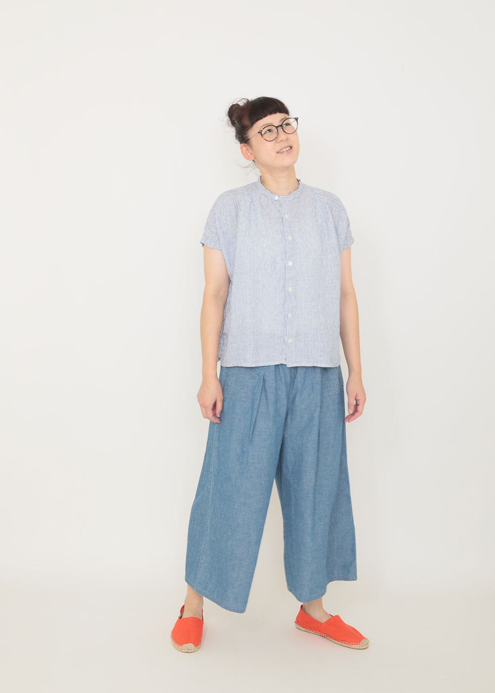 ネイビーストライプ model:162cm