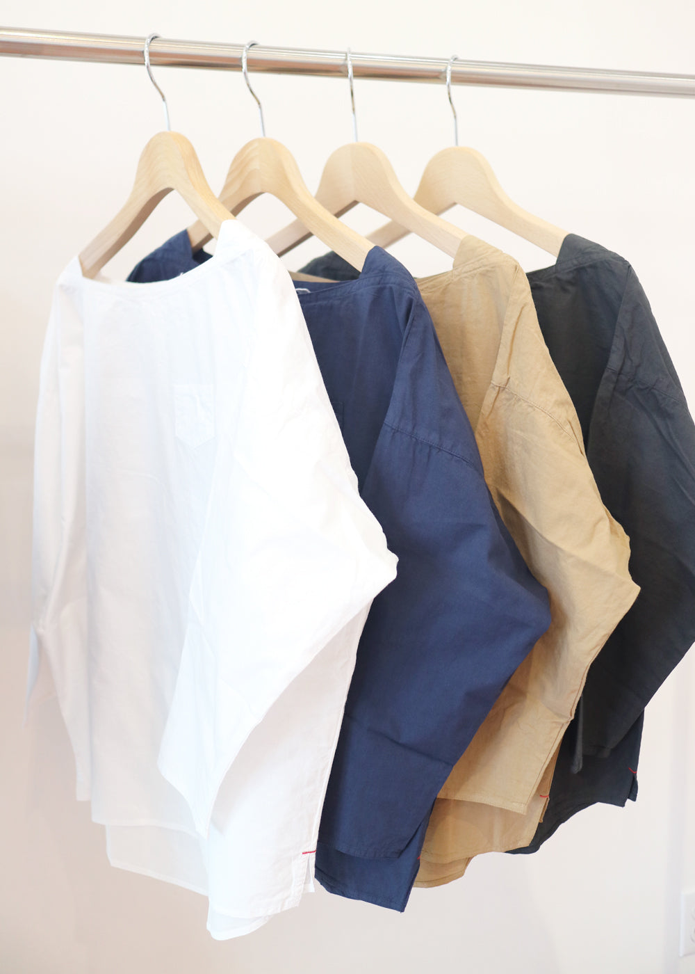 Cotton cloth boat neck P/O