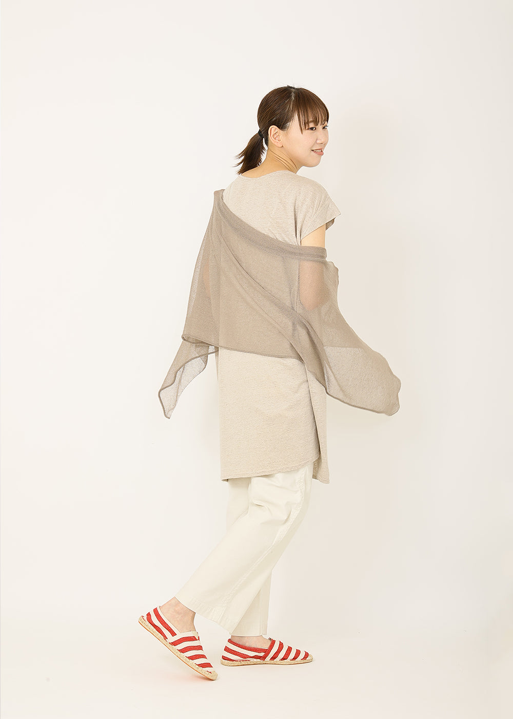 ブラウングレー 　model：170cm