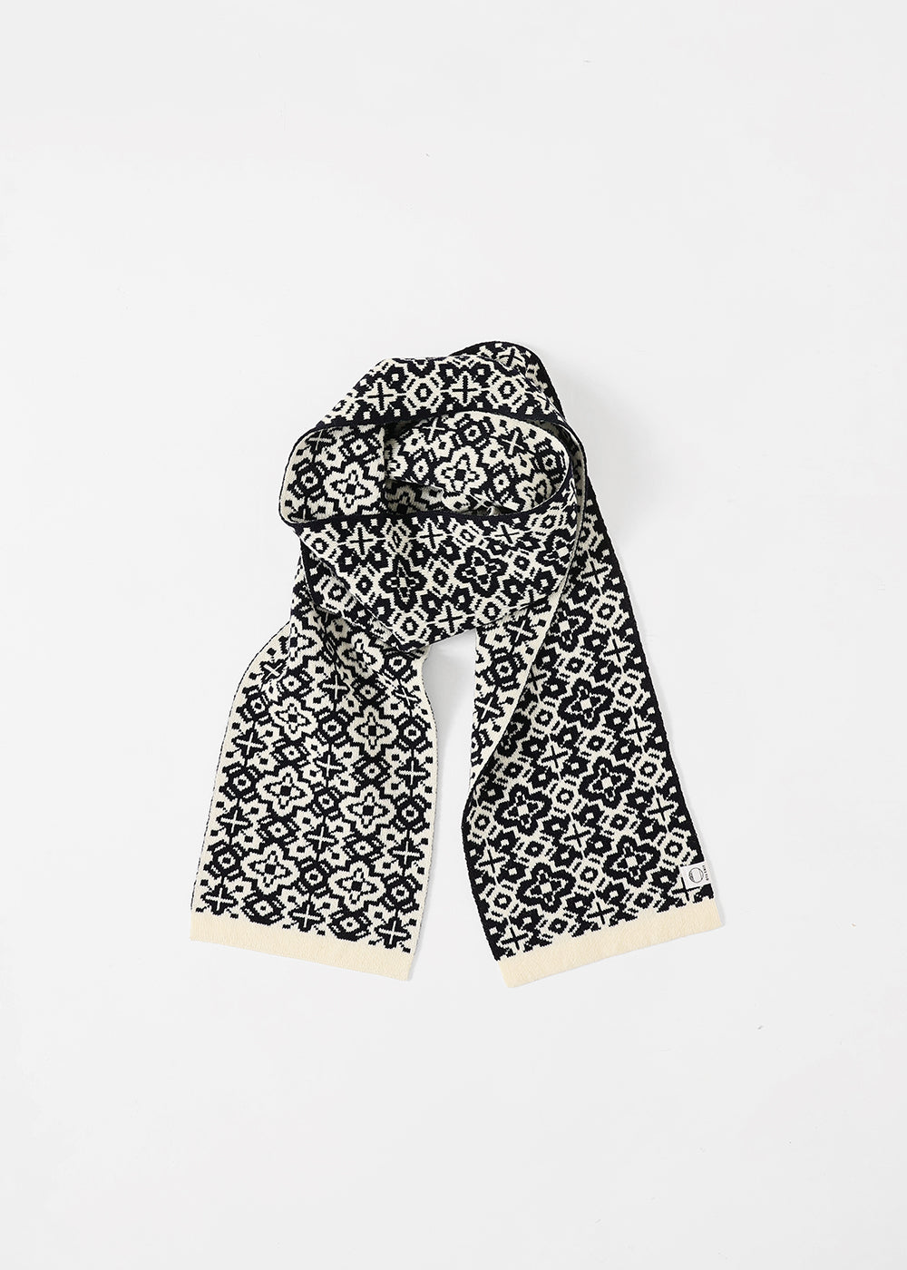 ちくちくしないマフラー（ノルディック柄）│OTA KNIT ┃ to touch