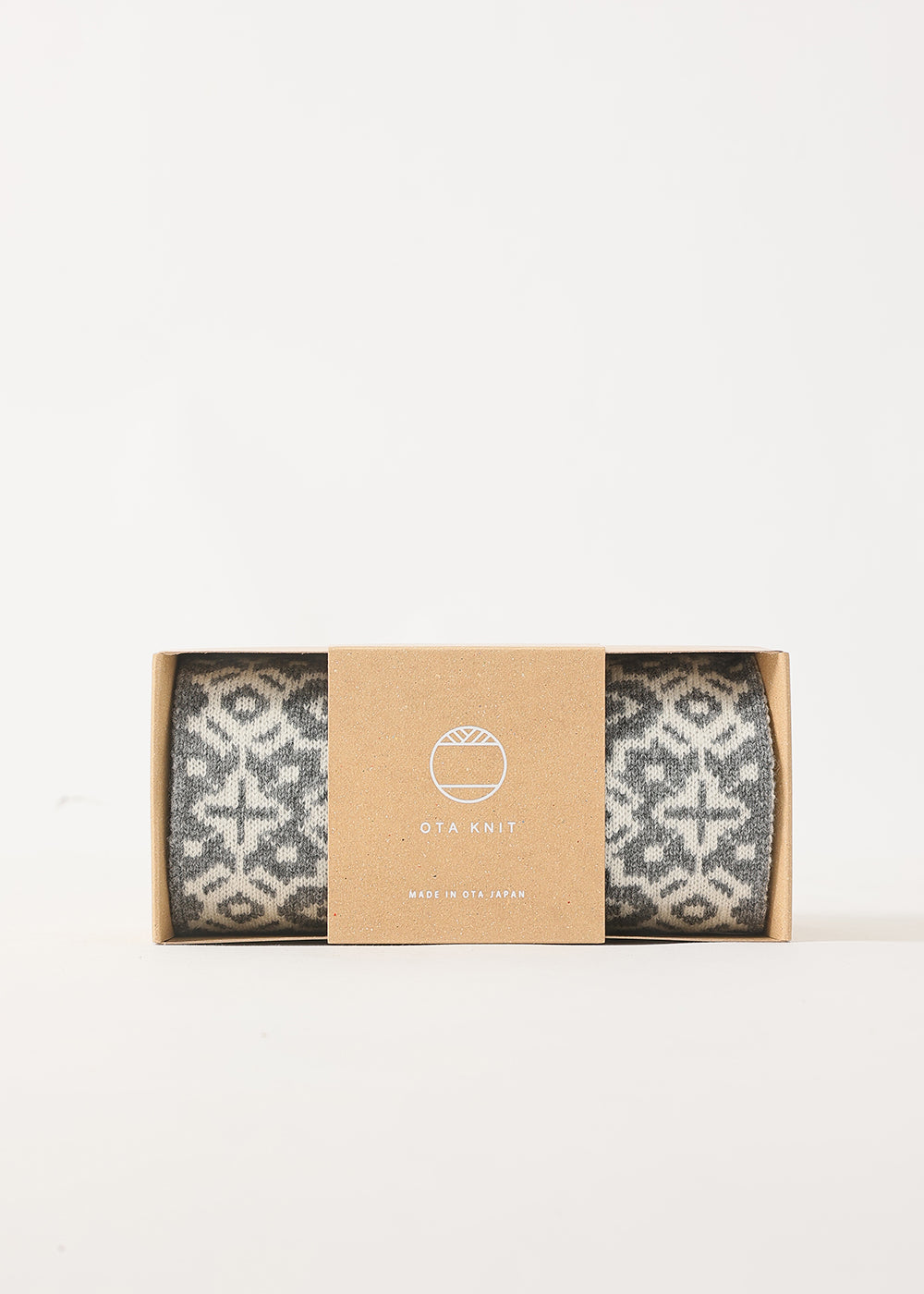 ちくちくしないマフラー（ノルディック柄）│OTA KNIT ┃ to touch