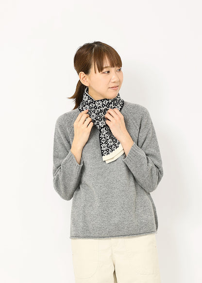 ネイビー × オートミール　model：170cm