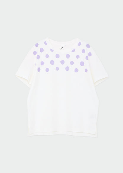 白 × ラベンダー