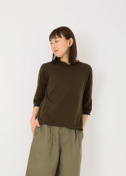 Dブラウン×ネイビー　model：170cm