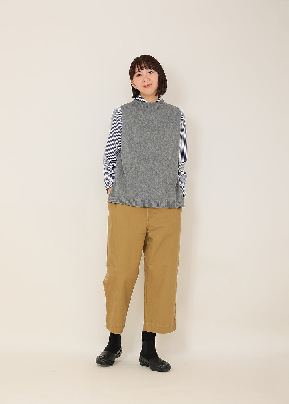 ネイビーストライプ　model：170cm