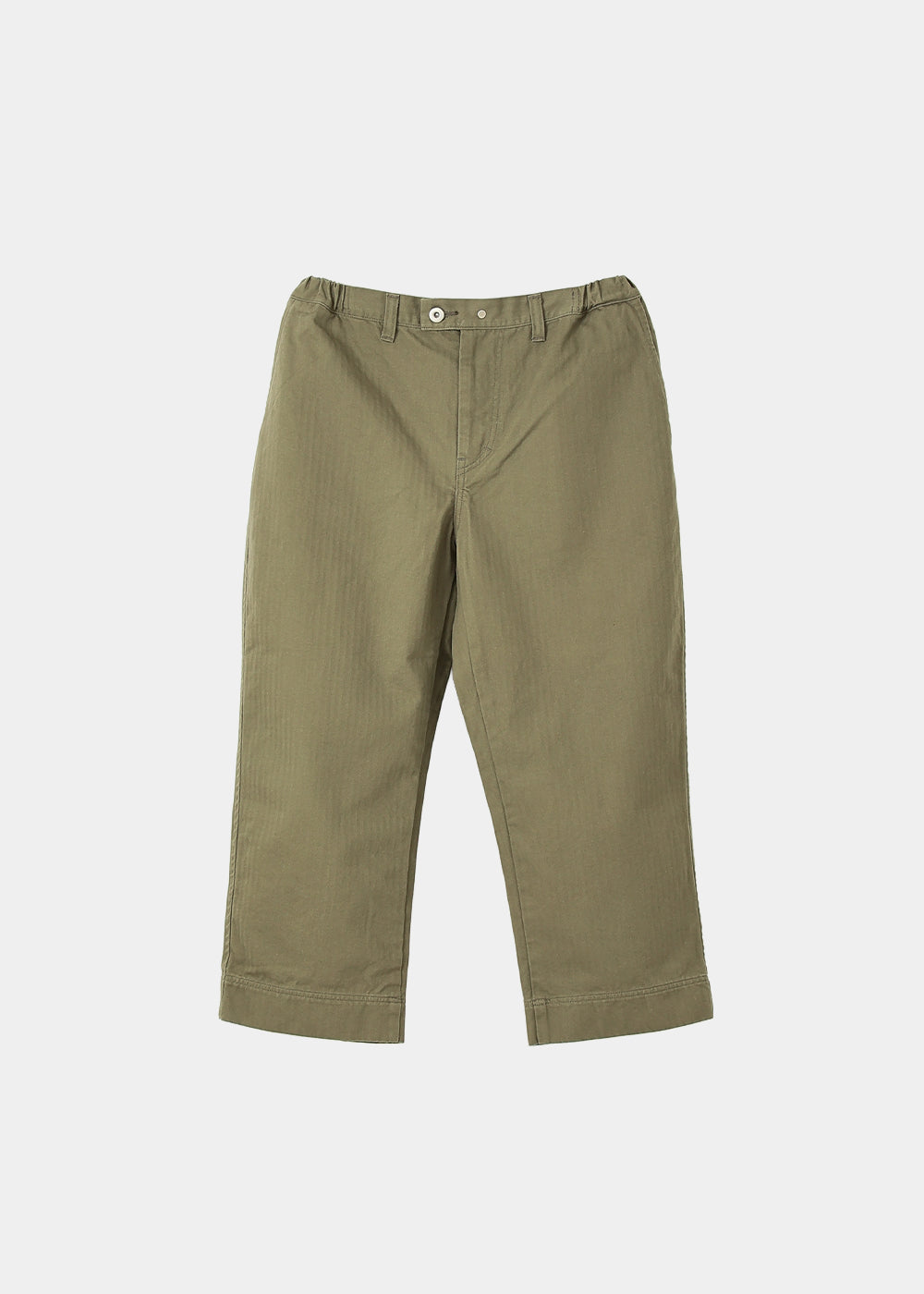 Cotton herringbone twill 9/10 length