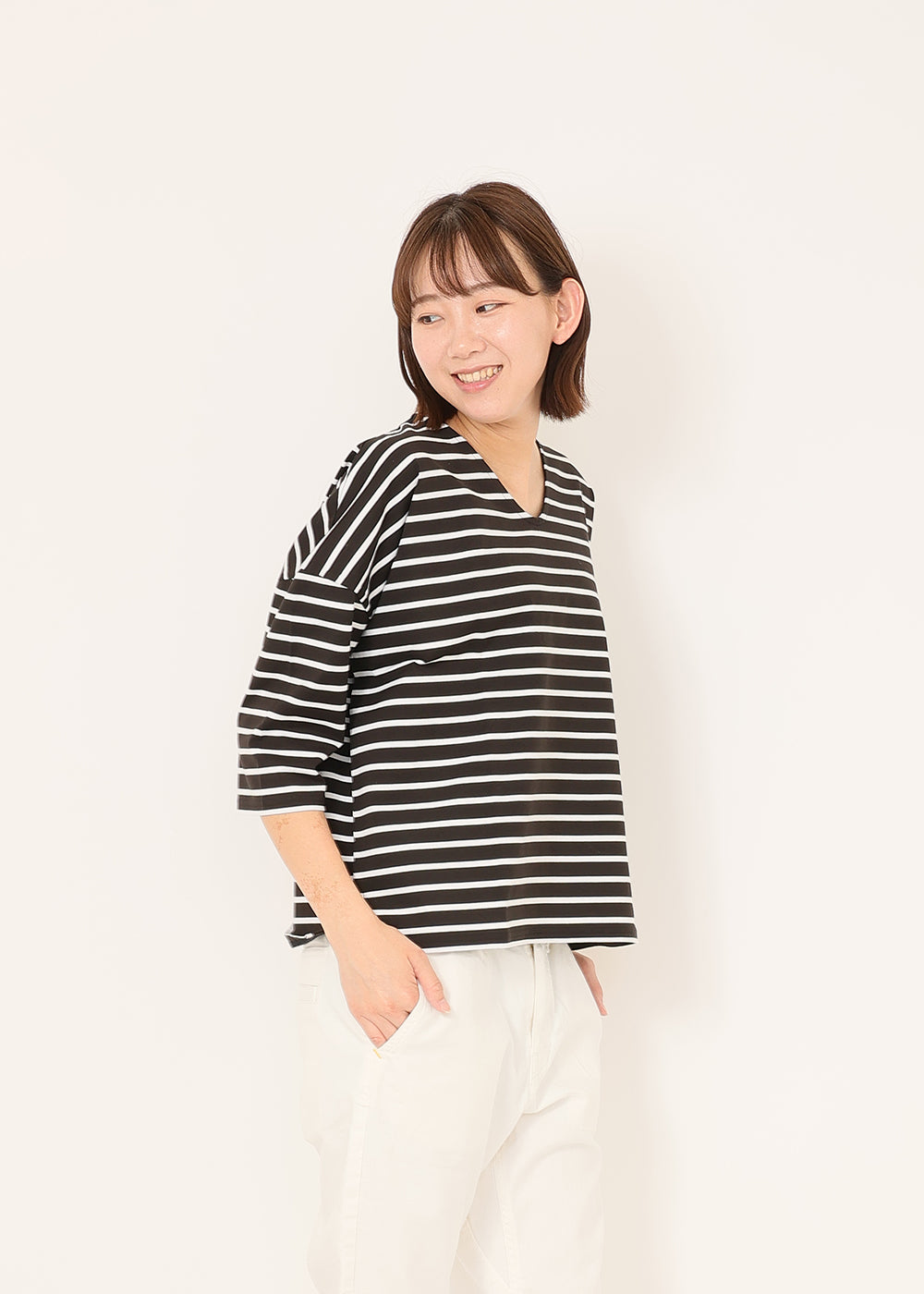 ブラック×ホワイト　model：170cm