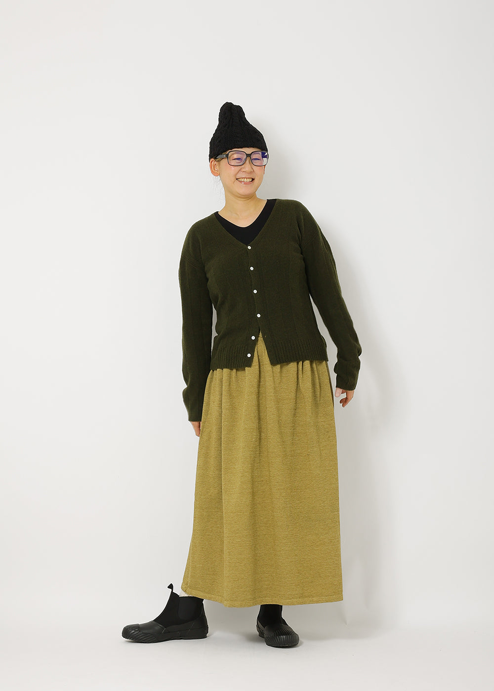 カーキ　model：162cm