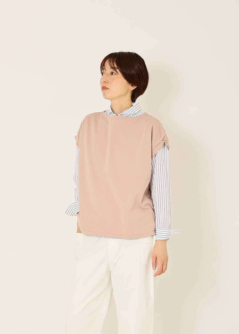 パウダーピンク　model：164cm