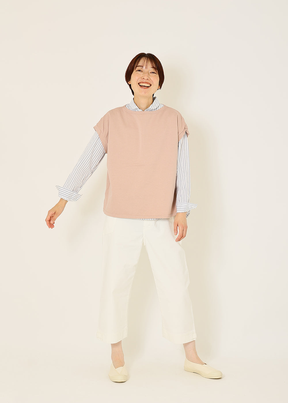 パウダーピンク　model：164cm