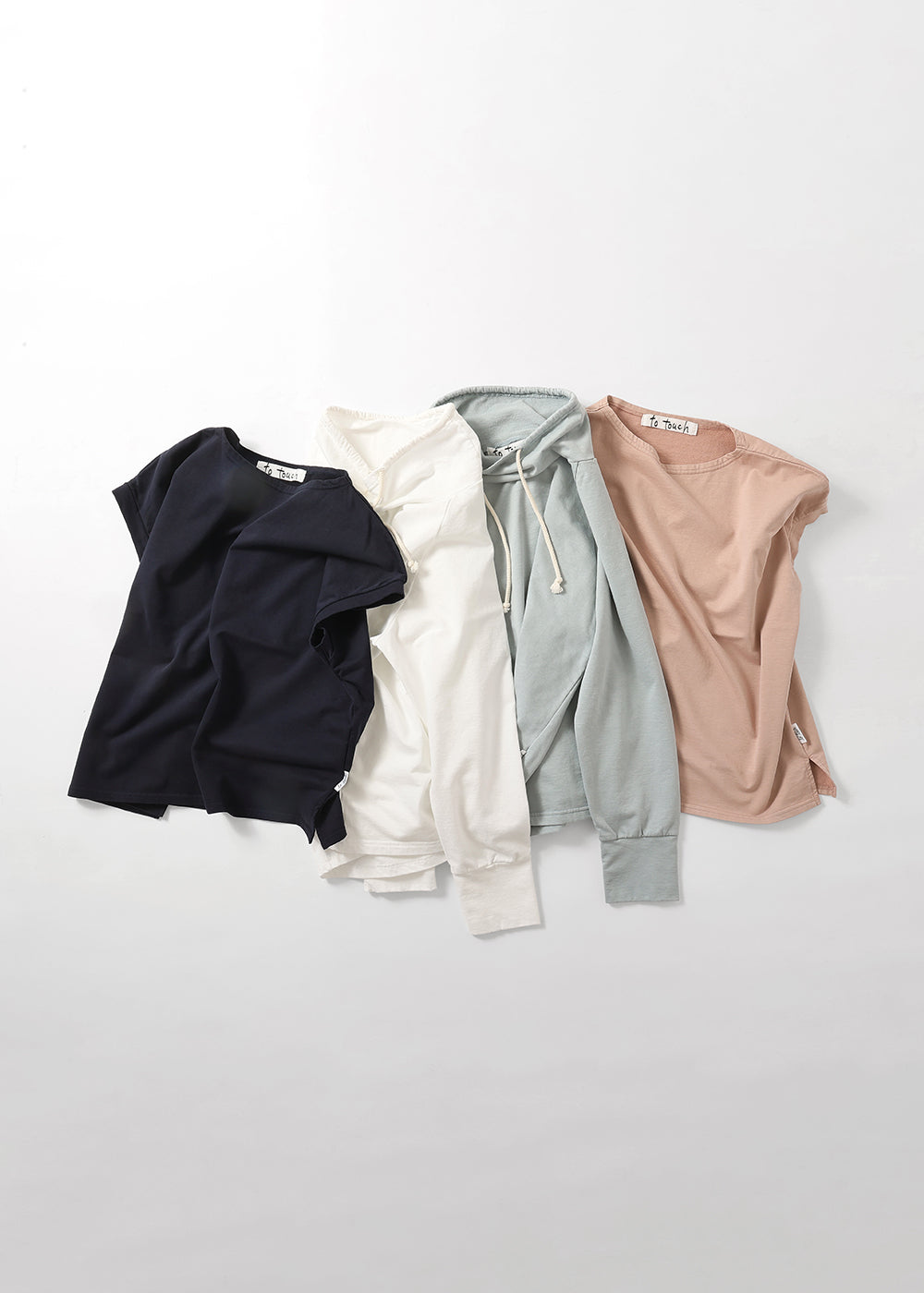 エアリーコットン 裏毛オフタートル