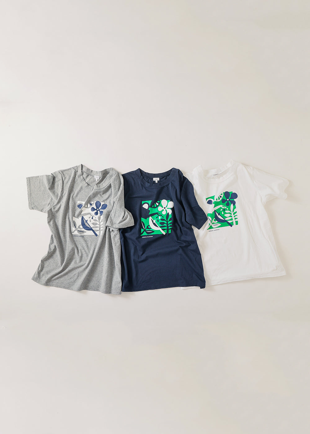 ハイゲージ天竺GARDENプリント