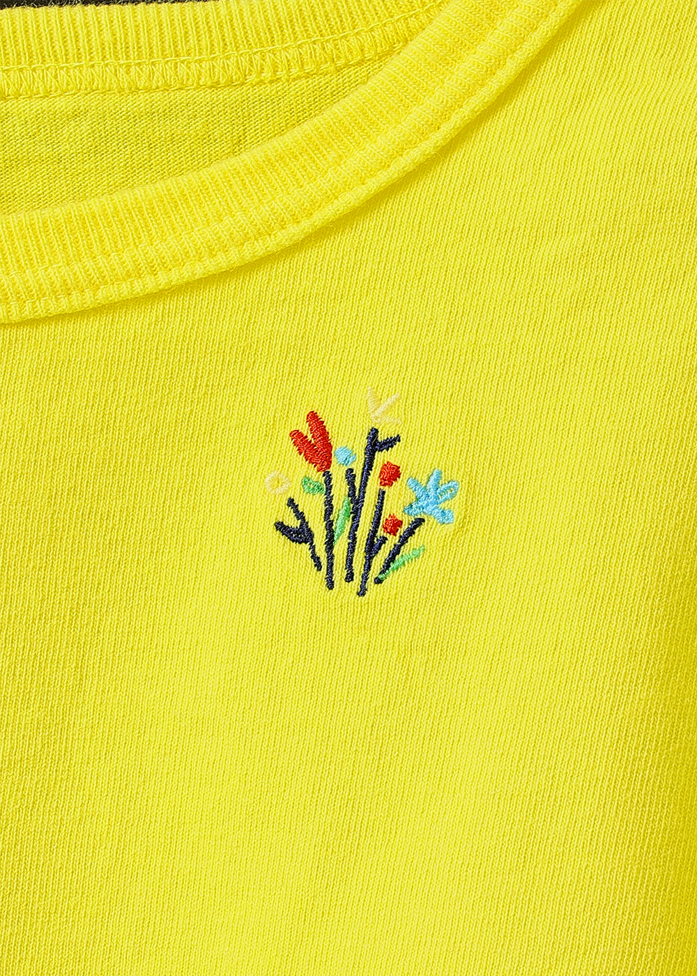 ドライコットンフラワー刺繍T｜to touch