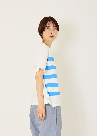 白×スカイブルー　model：164cm