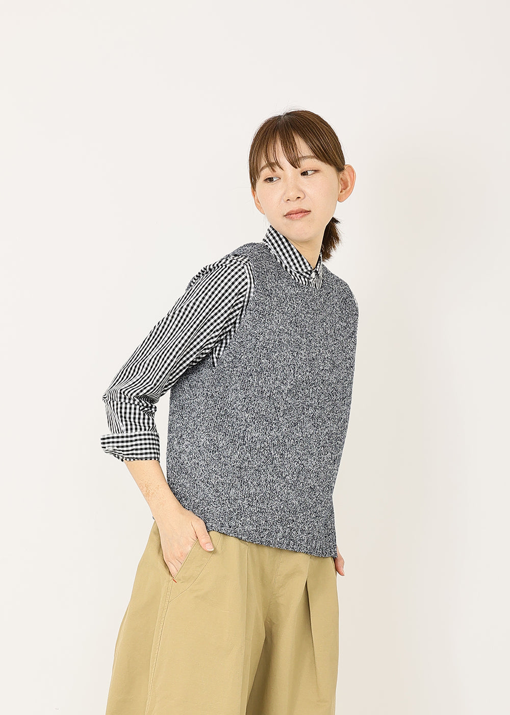 ネイビー　model：170cm