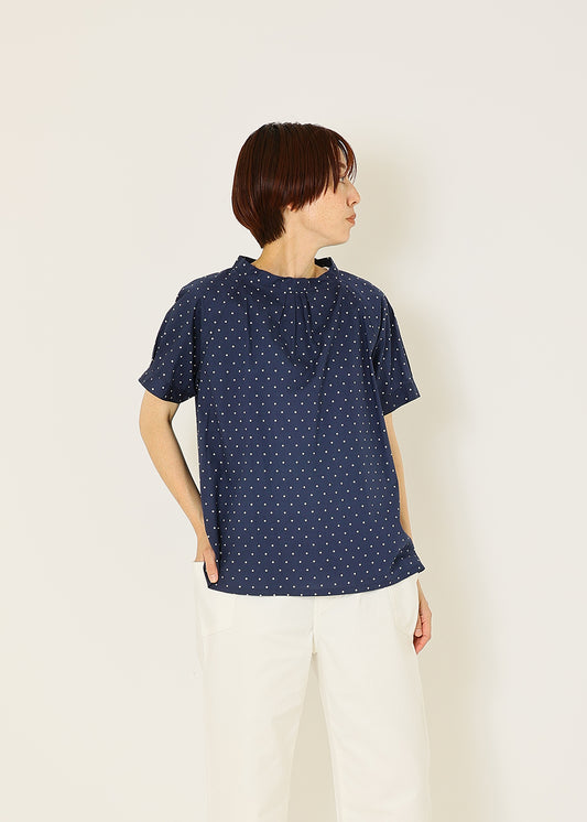 ネイビー×白　model：164cm