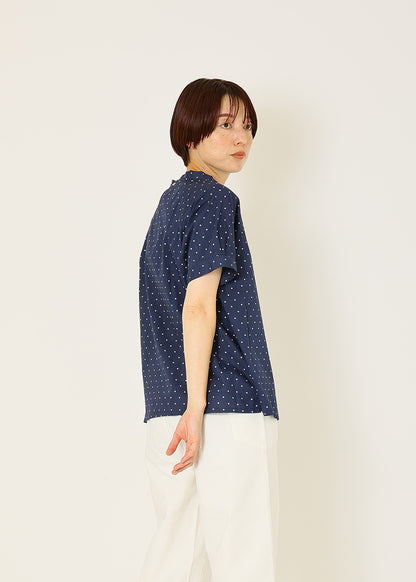 ネイビー×白　model：164cm