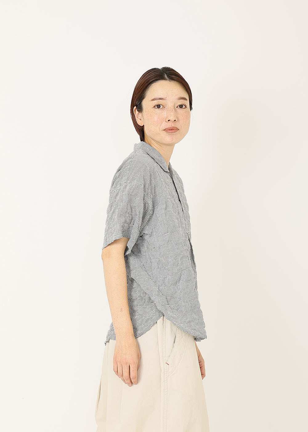 ブラックミニギンガム　model：164cm
