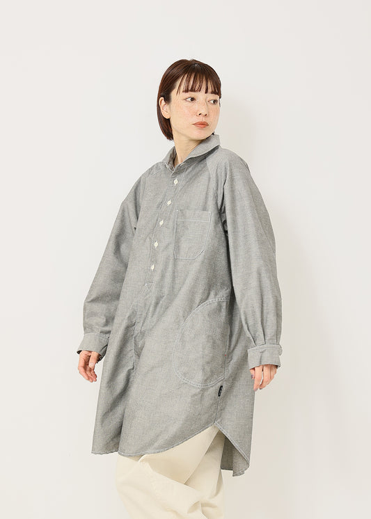 ブラックシャンブレー　model：164cm