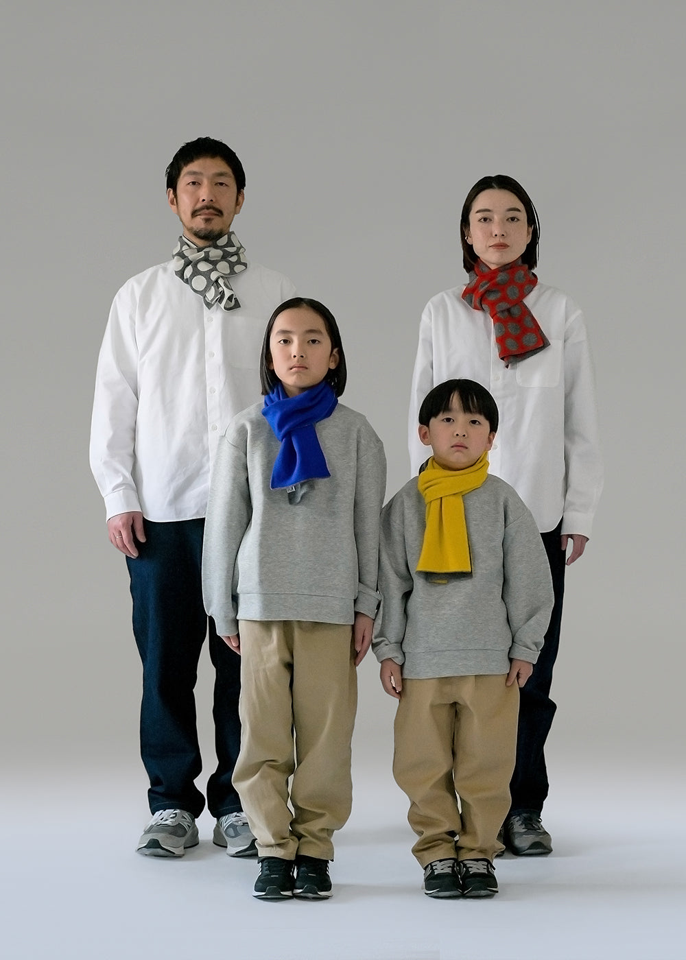 ちくちくしないマフラー（ドット）NO SCRATCHY SCARF