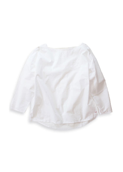 Cotton cloth boat neck P/O