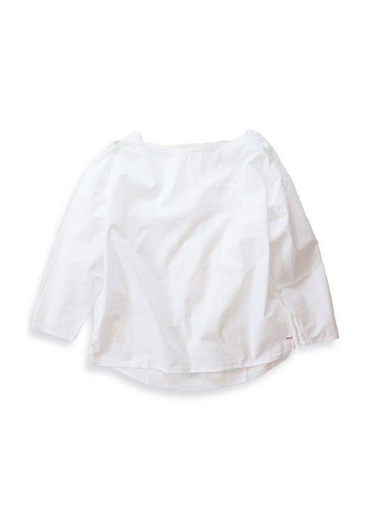 Cotton cloth boat neck P/O