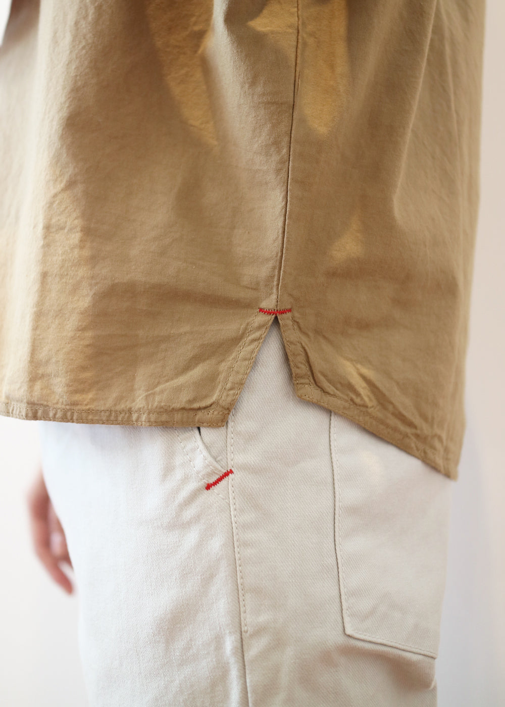 Cotton cloth boat neck P/O