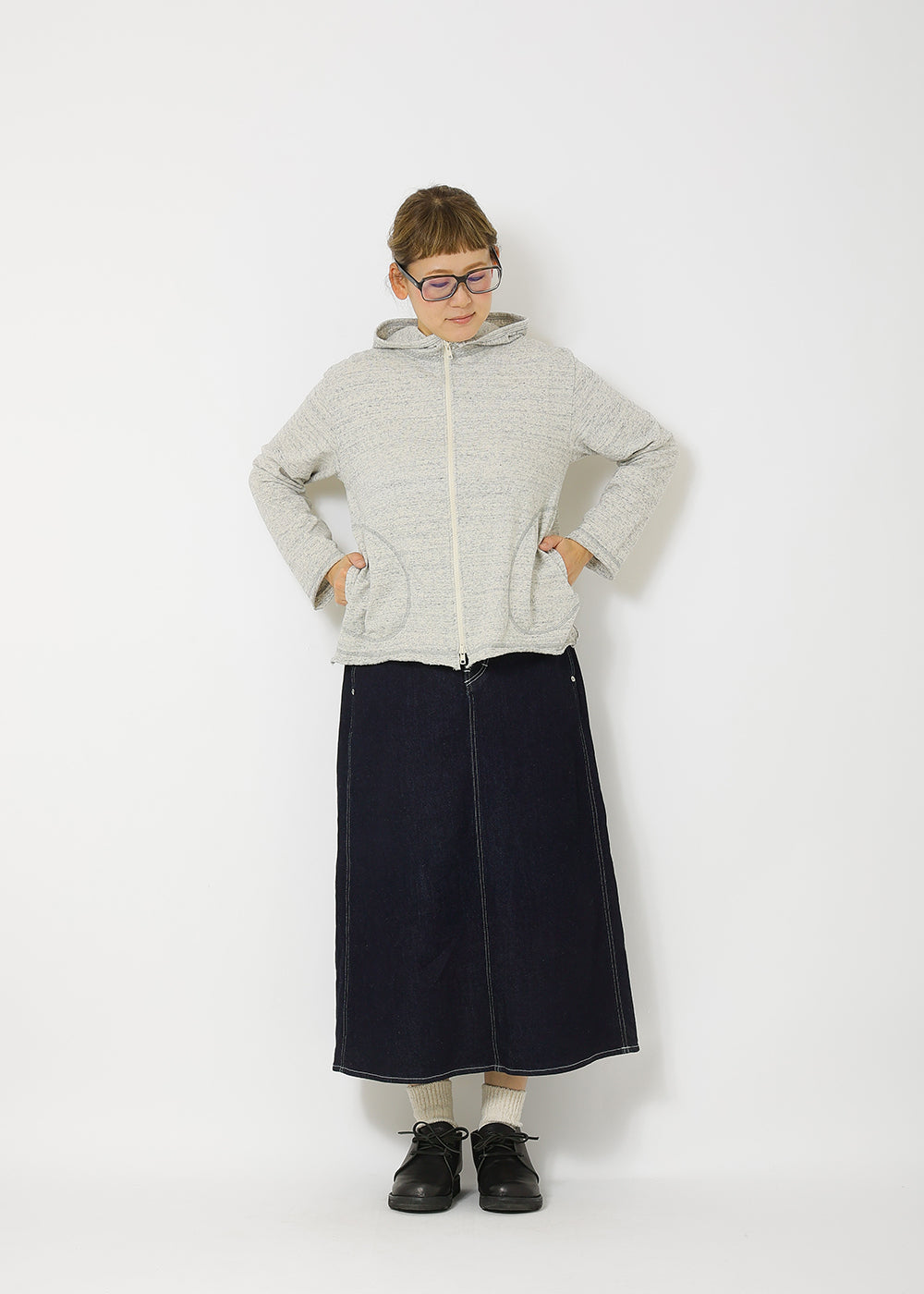 グレーMIX　model：162cm