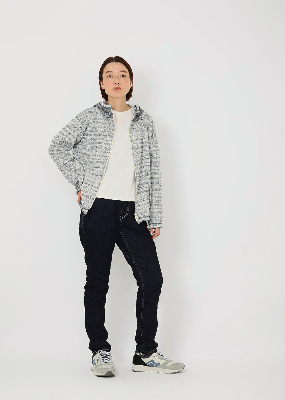 ネイビーMIX　model：164cm